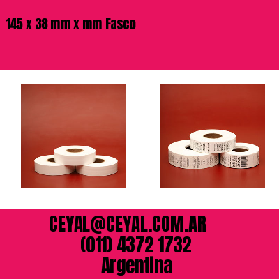 145 x 38 mm x mm Fasco