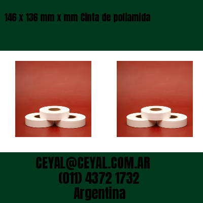 146 x 136 mm x mm Cinta de poliamida