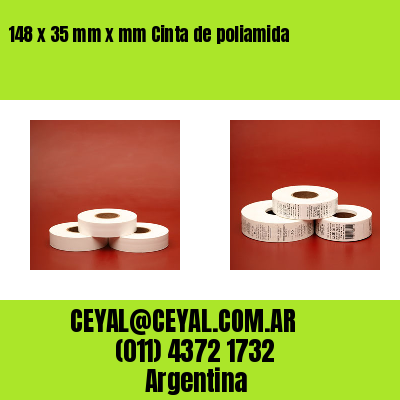 148 x 35 mm x mm Cinta de poliamida