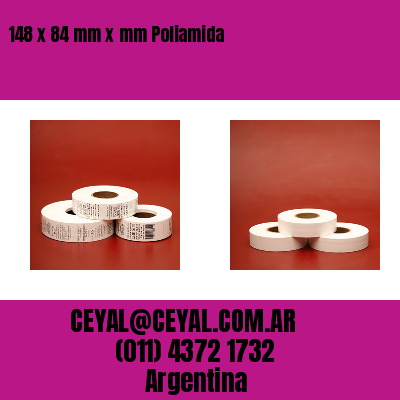 148 x 84 mm x mm Poliamida