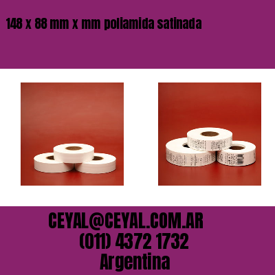 148 x 88 mm x mm poliamida satinada