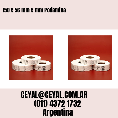 150 x 56 mm x mm Poliamida