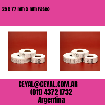 25 x 77 mm x mm Fasco