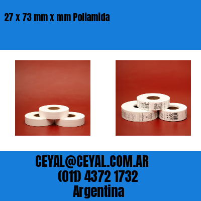 27 x 73 mm x mm Poliamida