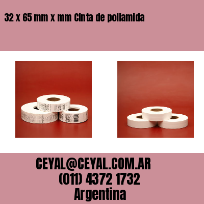 32 x 65 mm x mm Cinta de poliamida