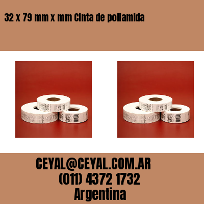 32 x 79 mm x mm Cinta de poliamida