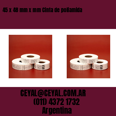 45 x 48 mm x mm Cinta de poliamida