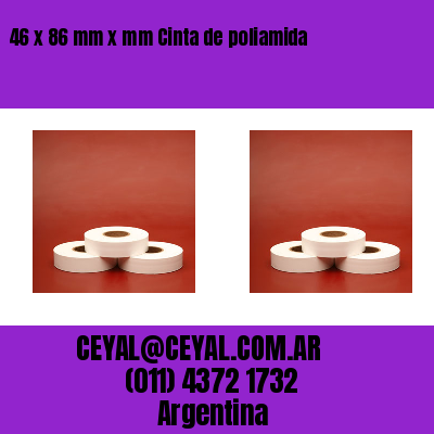 46 x 86 mm x mm Cinta de poliamida