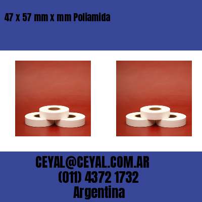 47 x 57 mm x mm Poliamida