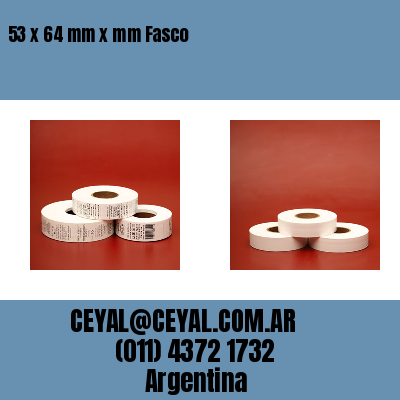 53 x 64 mm x mm Fasco