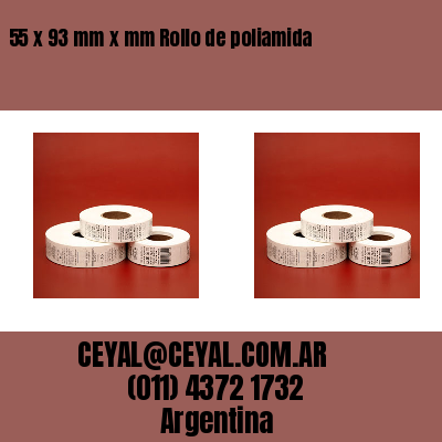 55 x 93 mm x mm Rollo de poliamida