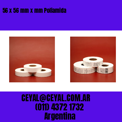 56 x 56 mm x mm Poliamida