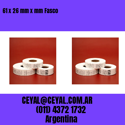 61 x 26 mm x mm Fasco