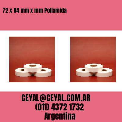 72 x 84 mm x mm Poliamida