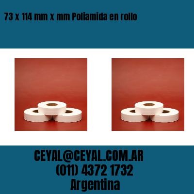 73 x 114 mm x mm Poliamida en rollo