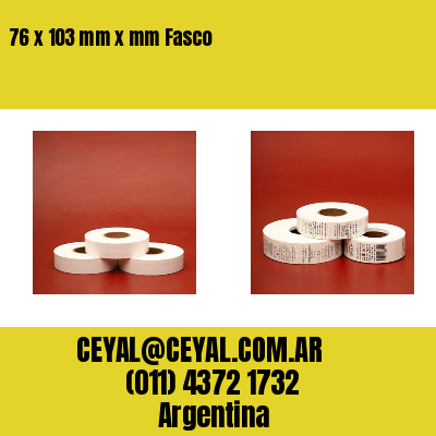 76 x 103 mm x mm Fasco