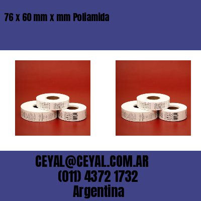 76 x 60 mm x mm Poliamida