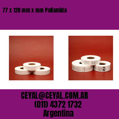 77 x 128 mm x mm Poliamida