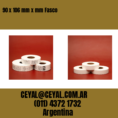 90 x 106 mm x mm Fasco