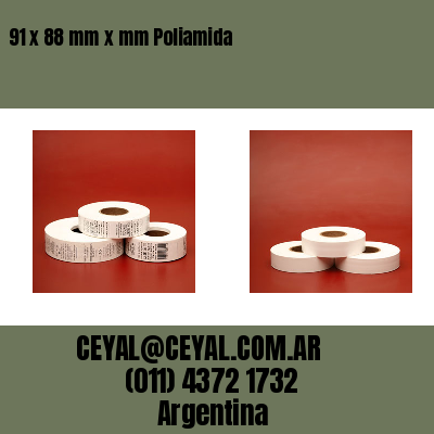 91 x 88 mm x mm Poliamida