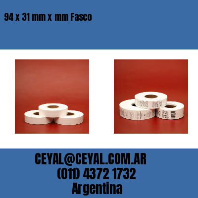 94 x 31 mm x mm Fasco