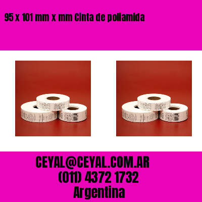 95 x 101 mm x mm Cinta de poliamida