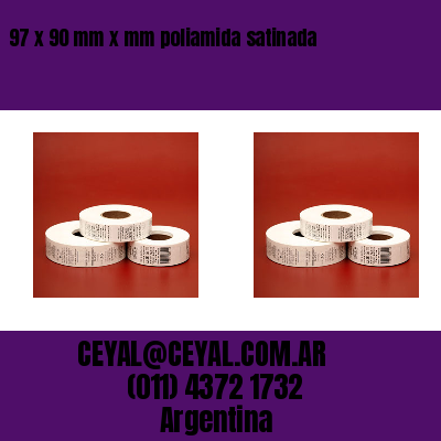 97 x 90 mm x mm poliamida satinada