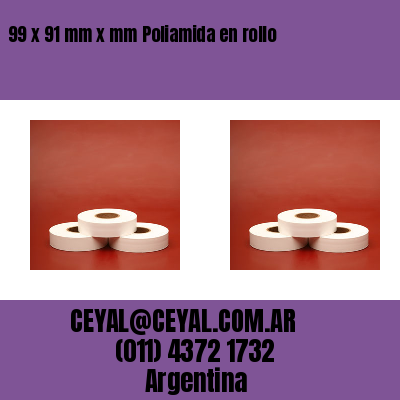 99 x 91 mm x mm Poliamida en rollo