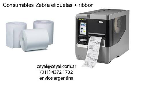 Consumibles Zebra etiquetas   ribbon