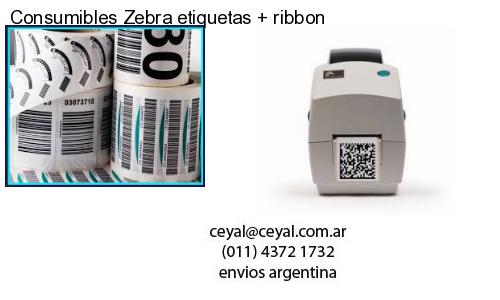 Consumibles Zebra etiquetas   ribbon