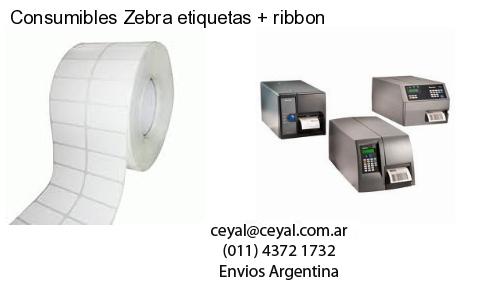 Consumibles Zebra etiquetas   ribbon