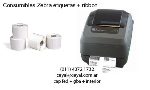Consumibles Zebra etiquetas   ribbon