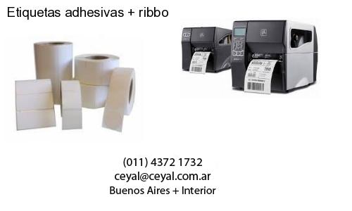 Etiquetas adhesivas ribbo