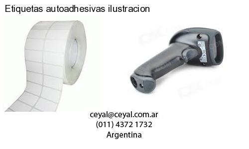 Etiquetas autoadhesivas ilustracion