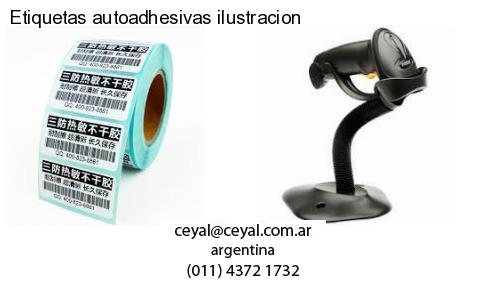 Etiquetas autoadhesivas ilustracion