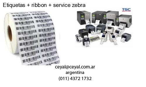 Etiquetas   ribbon   service zebra