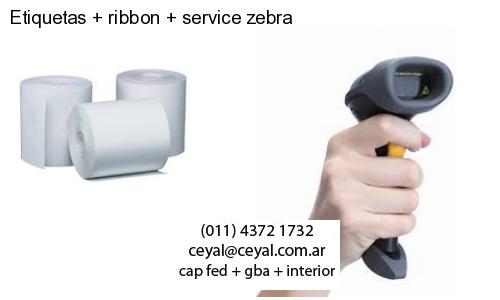 Etiquetas   ribbon   service zebra