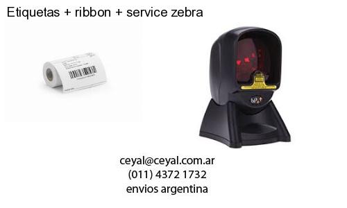 Etiquetas   ribbon   service zebra