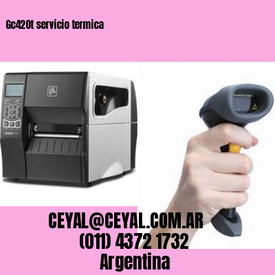 Gc420t servicio termica