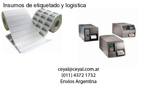 Insumos de etiquetado y logistica