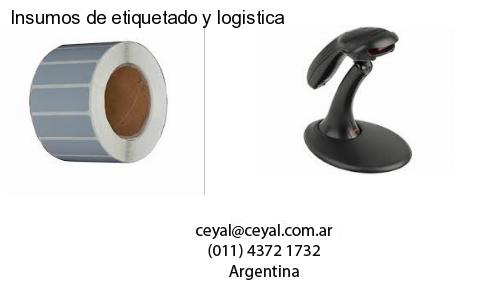 Insumos de etiquetado y logistica