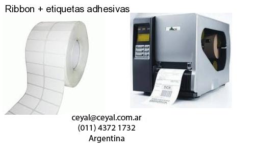 Ribbon etiquetas adhesivas