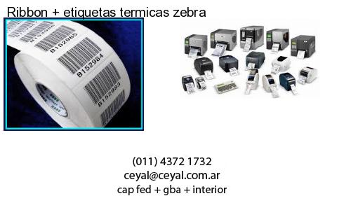 Ribbon   etiquetas termicas zebra