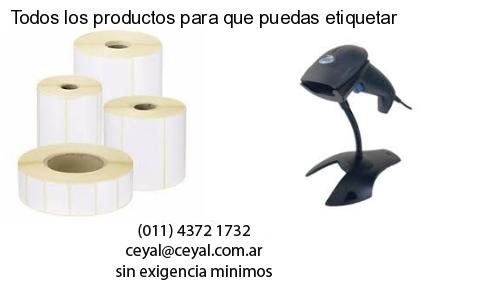 Todos los productos para que puedas etiquetar