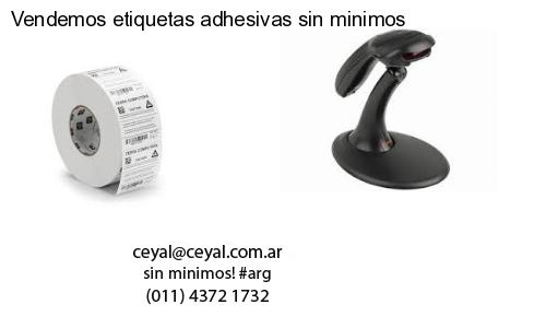 Vendemos etiquetas adhesivas sin minimos