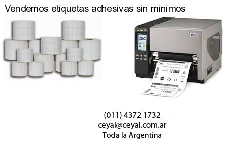 Vendemos etiquetas adhesivas sin minimos