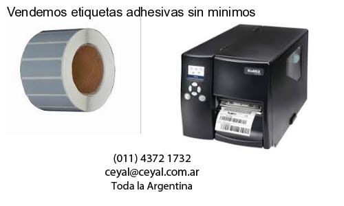 Vendemos etiquetas adhesivas sin minimos