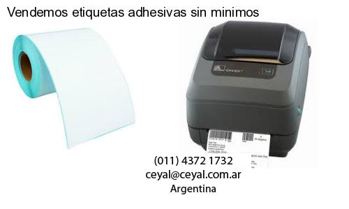 Vendemos etiquetas adhesivas sin minimos