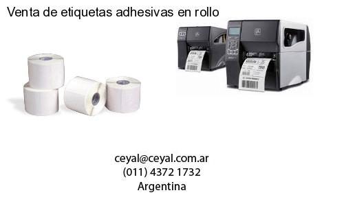 Venta de etiquetas adhesivas en rollo
