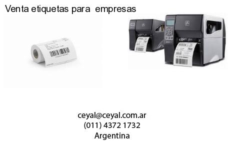 Venta etiquetas para empresas